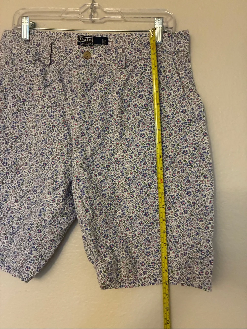 Vintage 90s Polo Ralph Lauren Philip Floral Shorts White Purple Men’s/Women’s